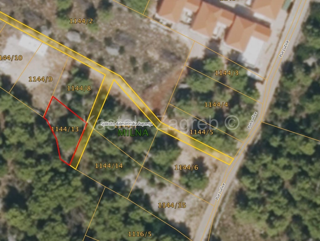 Zemljište Prodaja Milna 270 m2